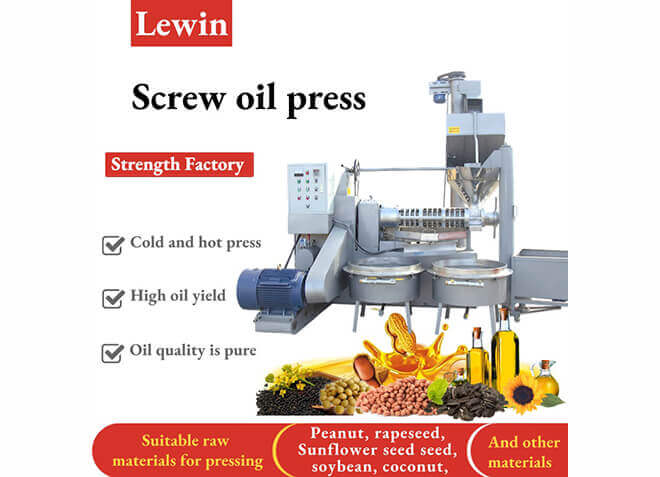 screw oil press machine